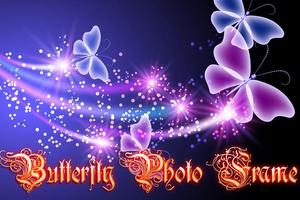 Butterfly Photo Frame Affiche
