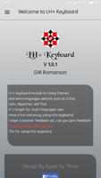 LH+ Myanmar, Thai Keyboard โปสเตอร์