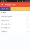 Rhodes Menu syot layar 1