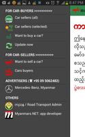 Myanmar Car : Buy-Sell-Rent Affiche