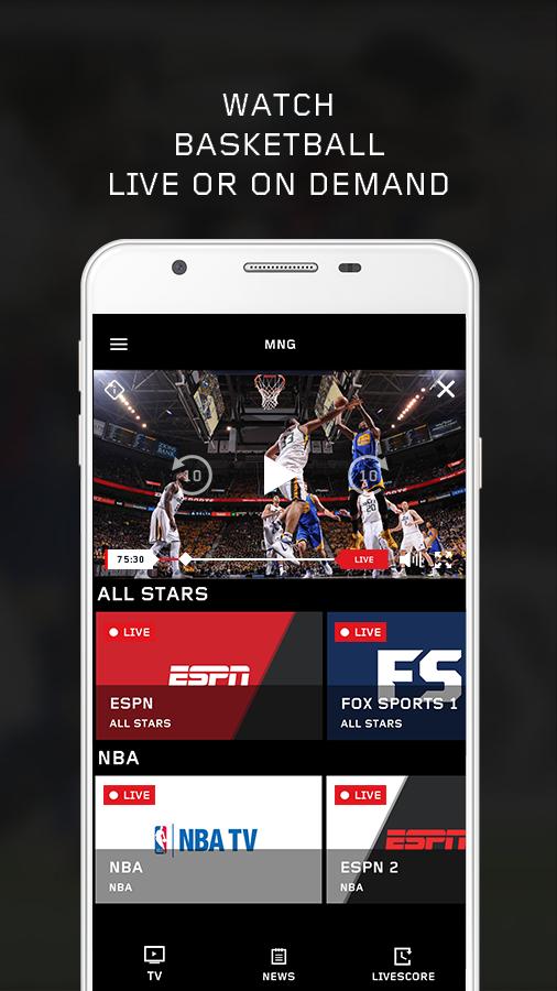 Basketball TV Live - NBA Television MNG for Android - APK Download