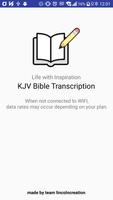 Bible Transcription (KJV) Cartaz