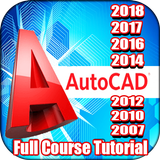 Full AutoCAD Tutorial Course ícone