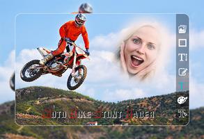 Moto Bike Stunt Photo Editor - Bike Photo Frame plakat