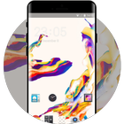 ikon Theme for Moto G4 Plus: Color Abstract Skin