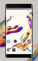 Theme for Moto G4 Plus: Color Abstract Skin Plakat