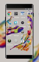 Theme for Moto G4 Plus: Color Abstract Skin capture d'écran 1