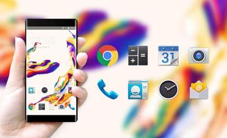 برنامه‌نما Theme for Moto G4 Plus: Color Abstract Skin عکس از صفحه