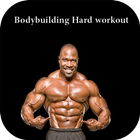 Bodybuilding hard workout ikon