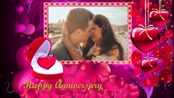 برنامه‌نما Anniversary Photo Frame Editor عکس از صفحه