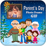 Parents Day GIF Photo Frame - Happy Parent's Day icône