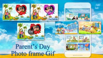 Parents Day GIF Photo Frame - Happy Parent's Day penulis hantaran