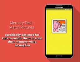 Memory Test : Match Pictures پوسٹر