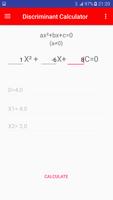 Discriminant Calculator الملصق