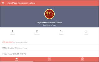 Joy's Pizza Restaurant Ludlow capture d'écran 2
