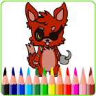 How to draw Foxy Coloring book ícone