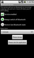 Service Bluetooth capture d'écran 1