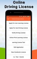 Driving Licence Online Apply โปสเตอร์