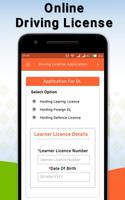 Driving Licence Online Apply syot layar 1