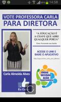Vote Carla para Diretora पोस्टर