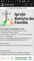 Igreja Batista da Familia स्क्रीनशॉट 1