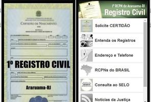 1º REGISTRO CIVIL de ARARUAMA اسکرین شاٹ 3