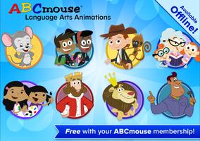 ABCmouse Language Arts Animati الملصق