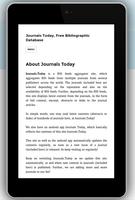 Journals Today Biblio Database captura de pantalla 2