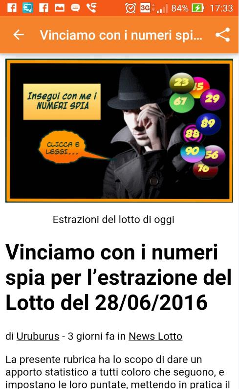 Descarga de APK de Lotto Gazzetta e Estrazioni para Android