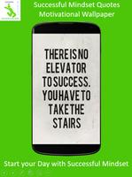 Successful Mindset Quotes, Motivational Wallpaper الملصق