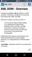 XML DOM Tutorial capture d'écran 1
