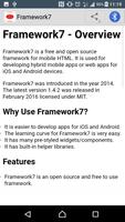 Framework7 screenshot 1