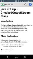 1 Schermata Learn Java.util.zip package