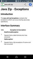 3 Schermata Learn Java.util.zip package