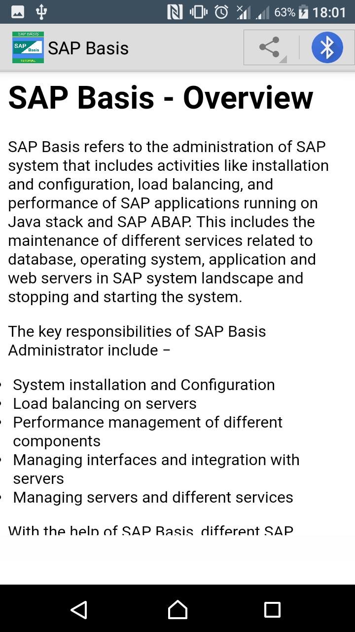Sap basis training Sap basis training