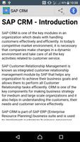 SAP CRM Tutorial imagem de tela 1
