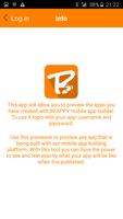 1 Schermata BEAPPY Ionic App Previewer 1.0