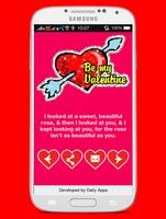 Valentines  Wishes SMS Cartaz