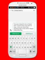 Valentines  Wishes SMS اسکرین شاٹ 2
