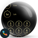 Theme Dialer Black Gold APK