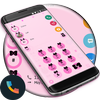 Ribbon Black Pink Contacts & Dialer Phone Theme