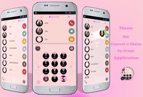 Bow Pink Contacts & Dialer Affiche