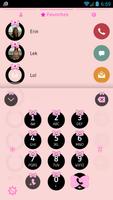 Bow Pink Contacts & Dialer capture d'écran 1
