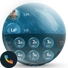 Theme Dialer Bubble Rain icône