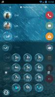 Theme Dialer Bubble Rain capture d'écran 1