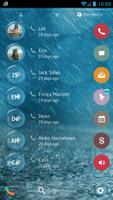 Theme Dialer Bubble Rain capture d'écran 3