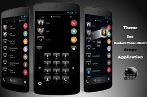 Theme Dialer Dusk Black পোস্টার