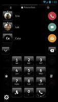 Dusk Black Contacts & Dialer capture d'écran 1