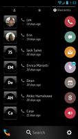 Dusk Black Контакты & Dialer скриншот 3