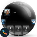 Theme Dialer Dusk Black Blue APK
